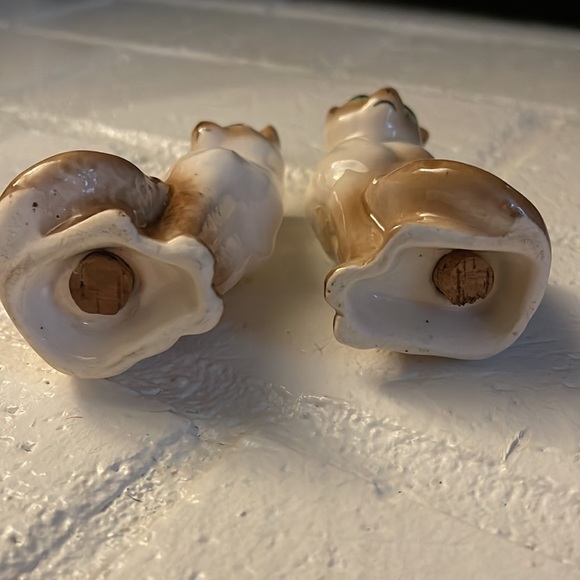 1960s vintage ceramic salt & pepper shakers